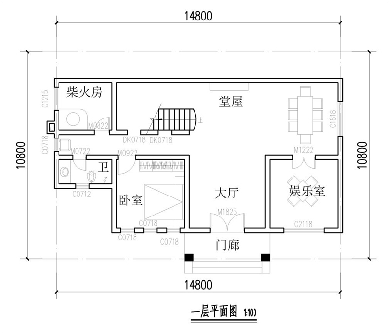 一层平面图