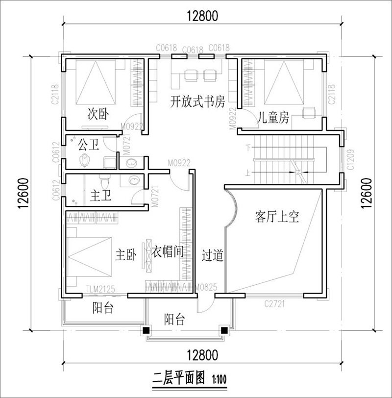 二层平面图