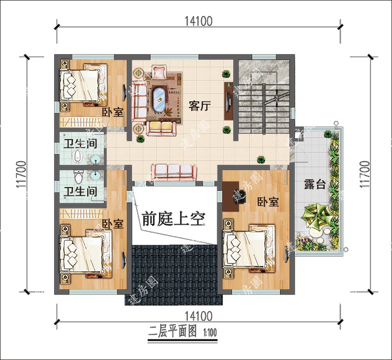 二层平面图
