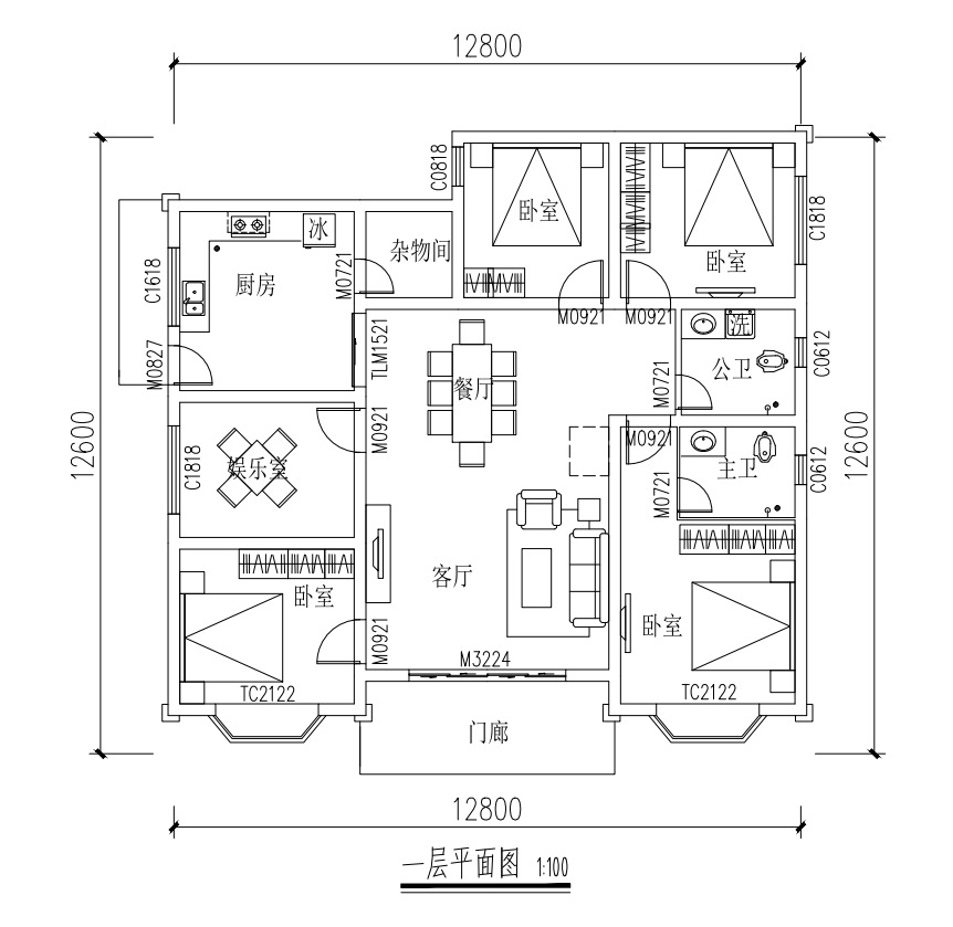 140平方地基设计图图片