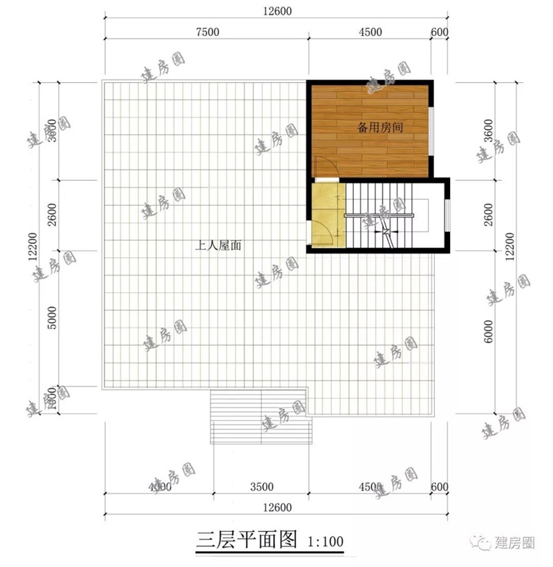 三层平面图