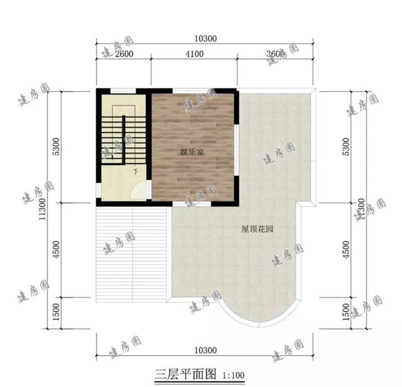 三层平面图