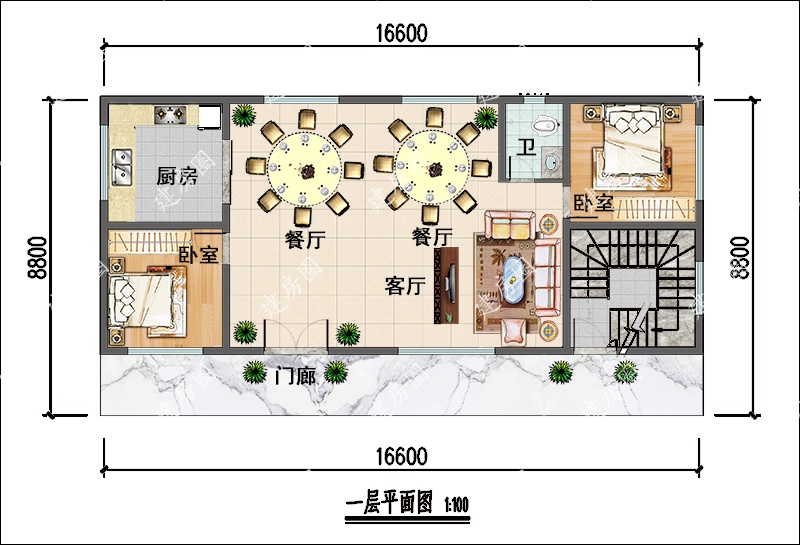 一层平面布局图