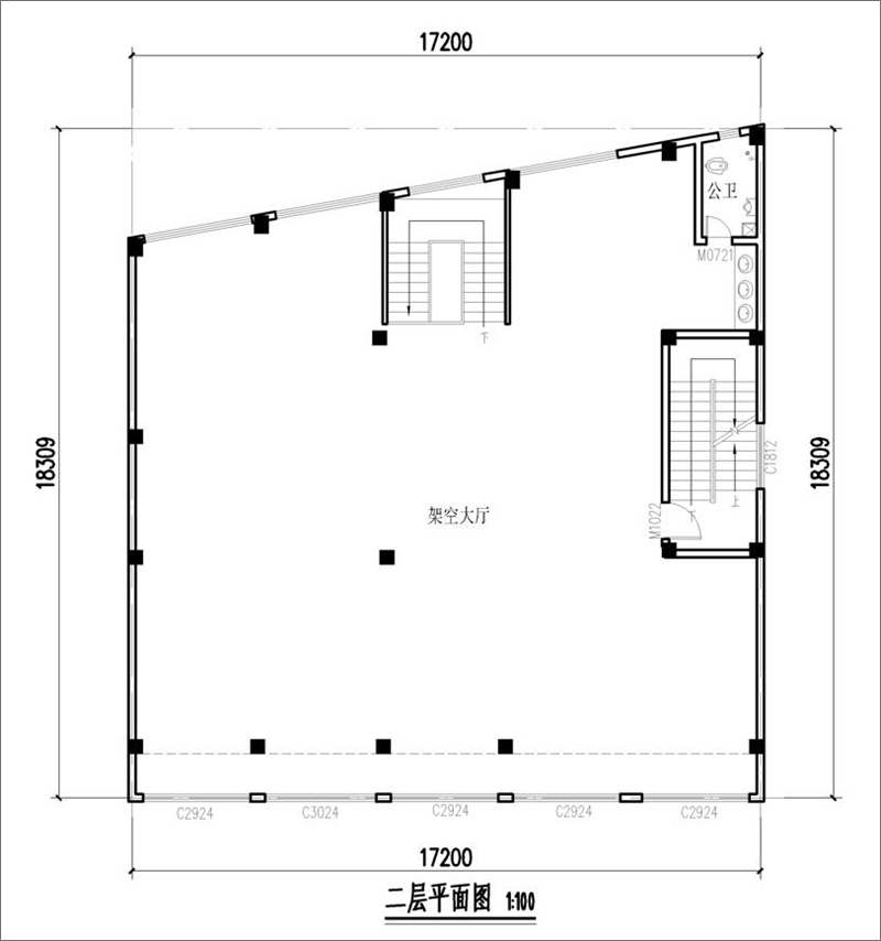 二层平面图