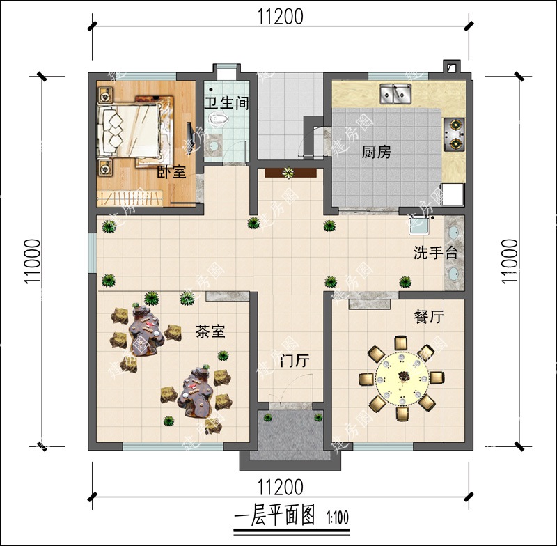 一层平面布局图