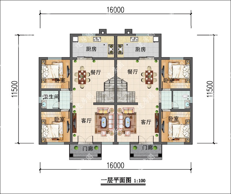 一层平面布局图