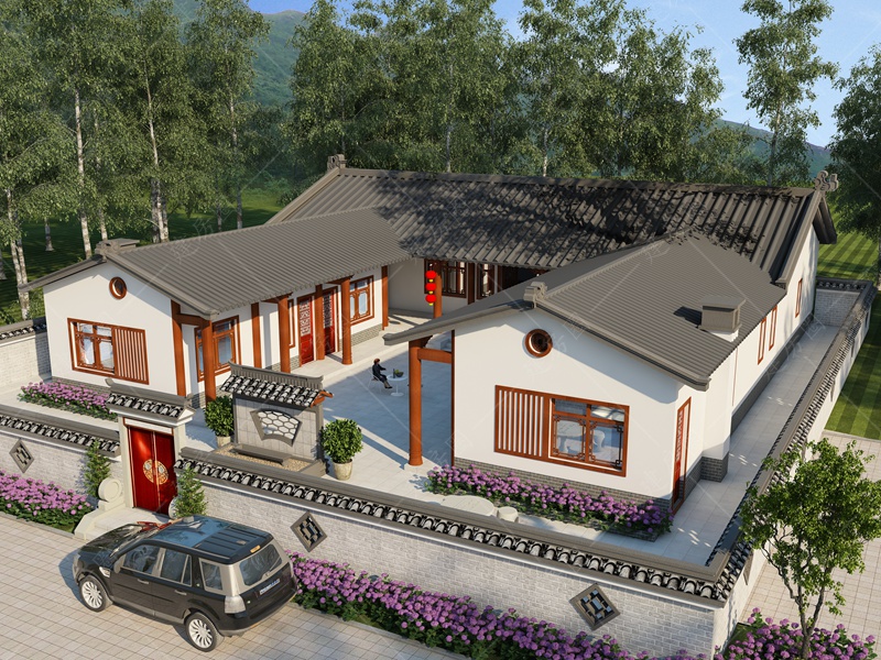 一层自建房外观图片