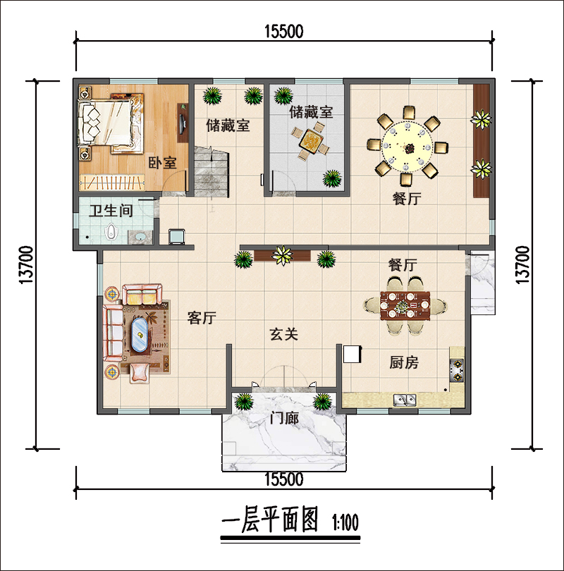 一层平面图