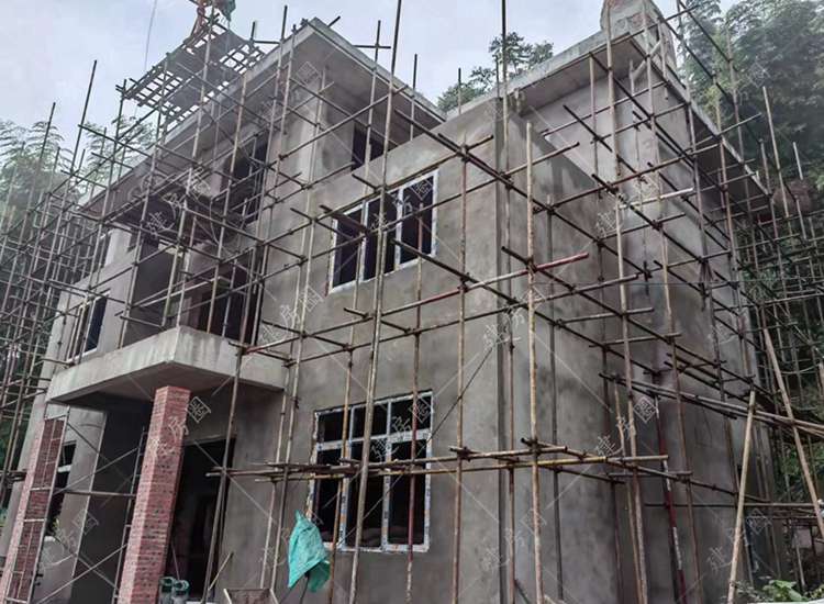 自建房施工实景图