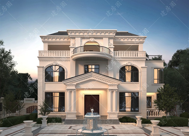 16米x12米房屋设计图大全，多种别墅户型供选择