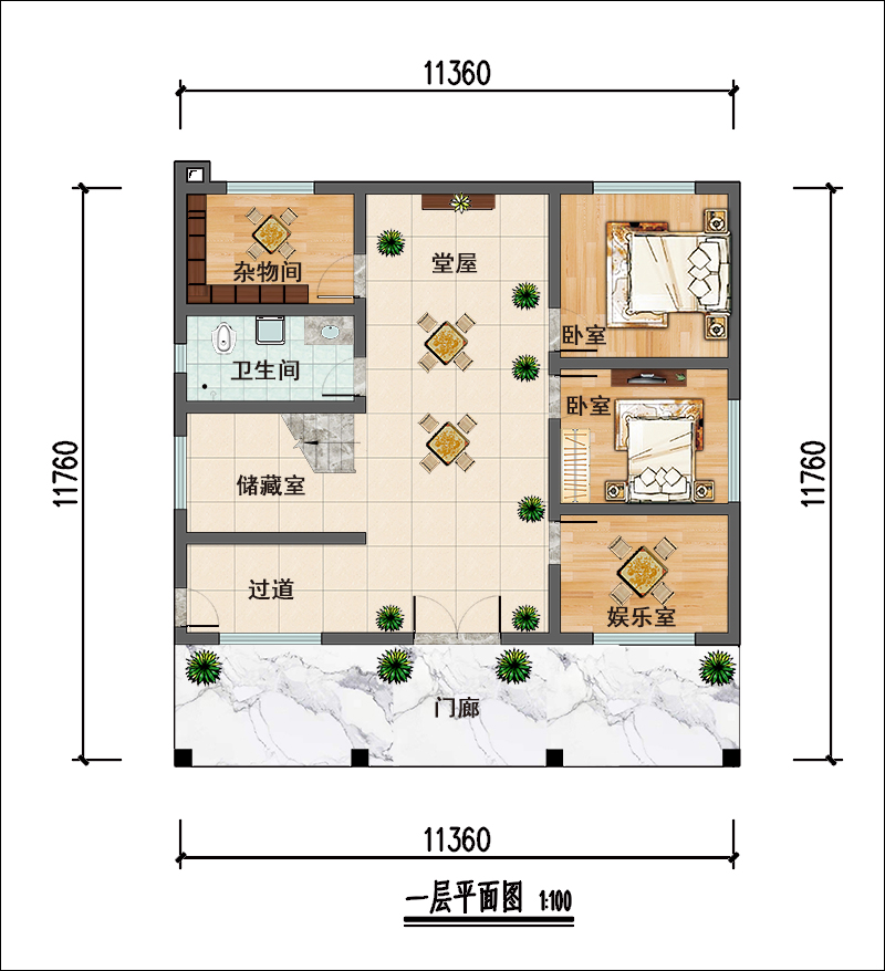 一层平面图