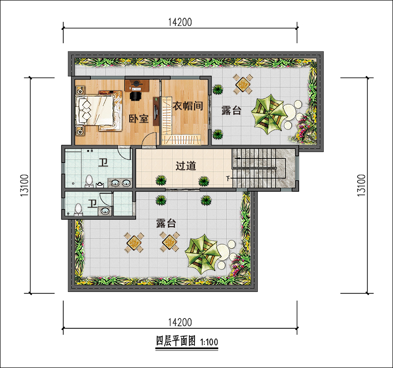 四层自建房设计图