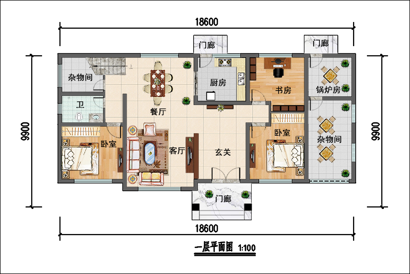 18米长5米宽建房图纸图片