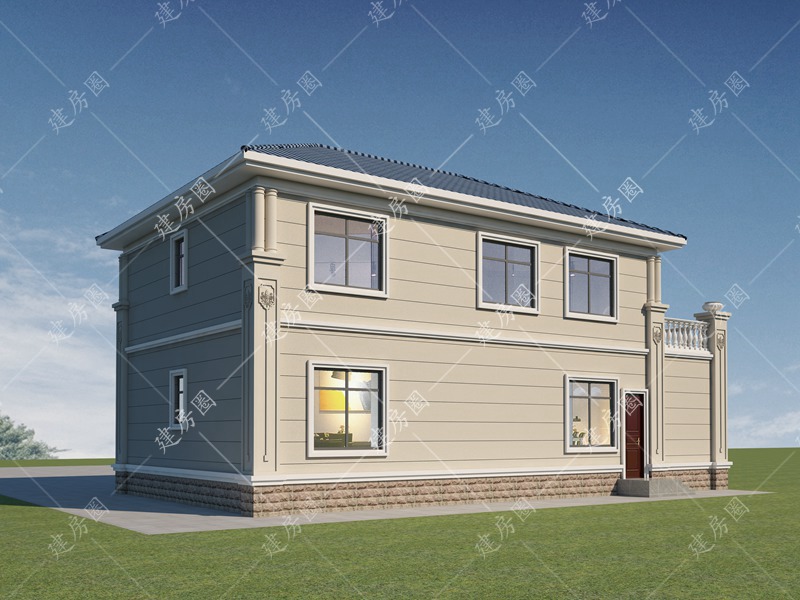 两层自建房外观图片