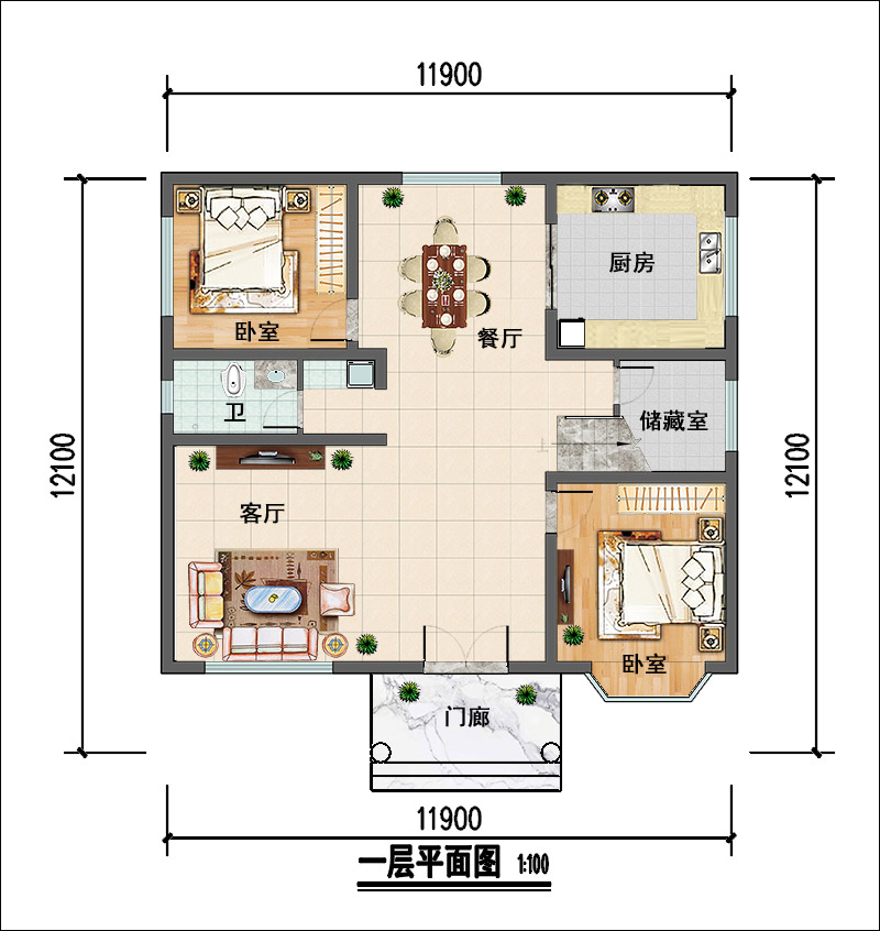 一层平面布局图