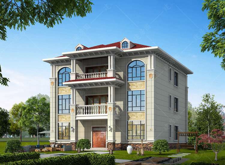 景德镇13x15米农村建房图纸-景德镇乡村别墅施工队