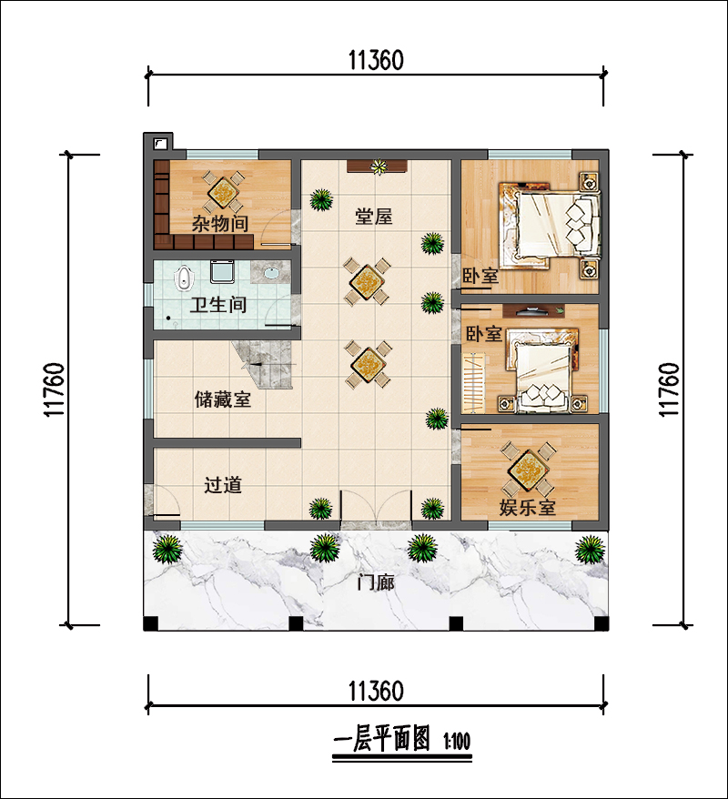 一层平面布局图