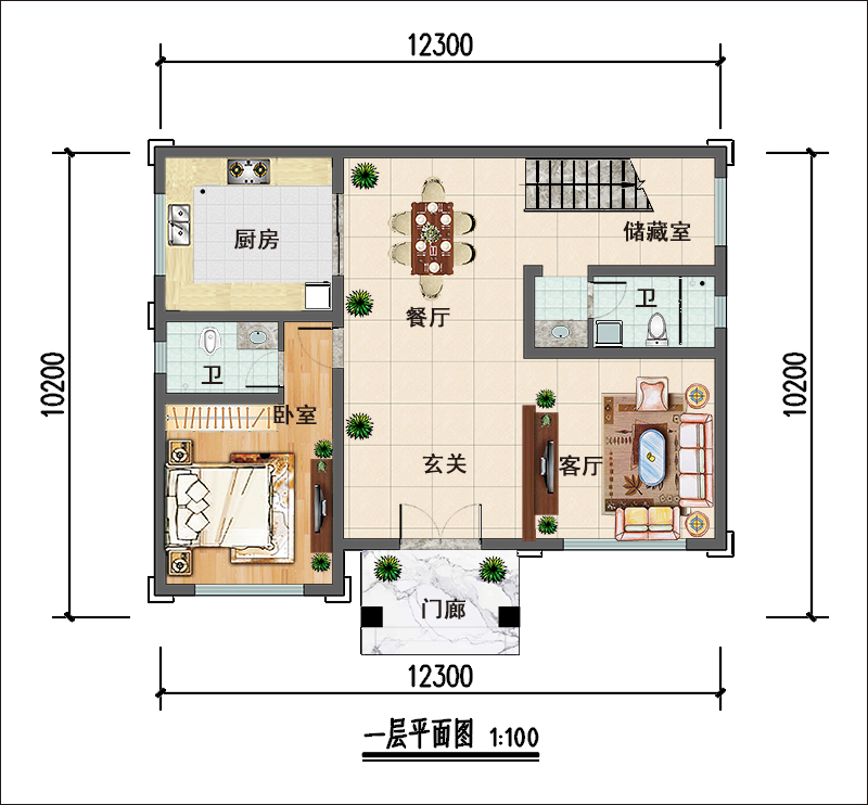 一层平面布局图