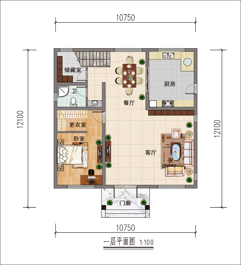 一层平面布局图