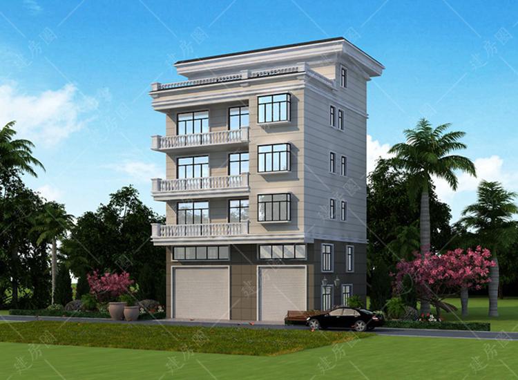 农村临街自建房设计图纸合集，带门市，商住两不误