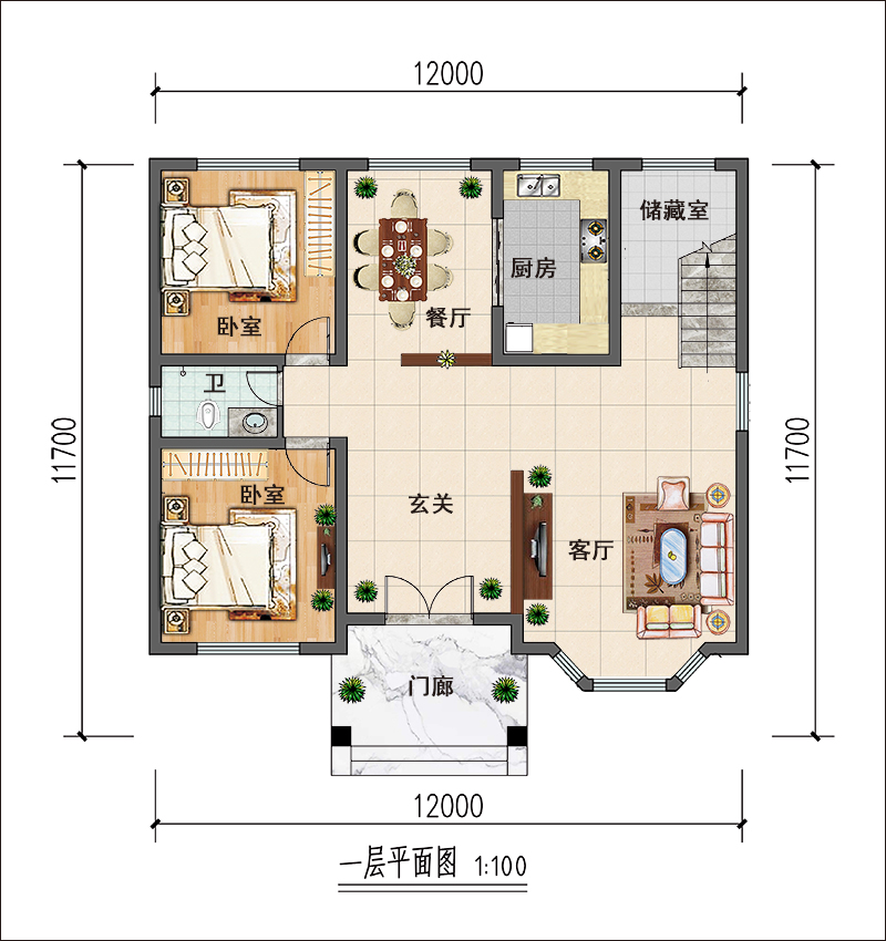 一层平面布局图