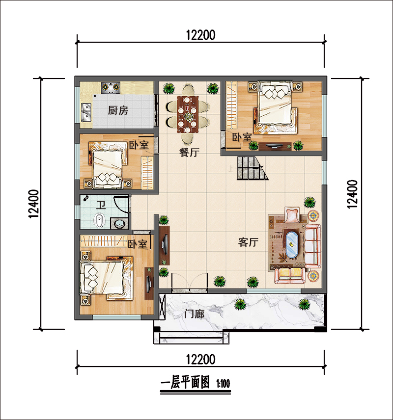 一层平面布局图