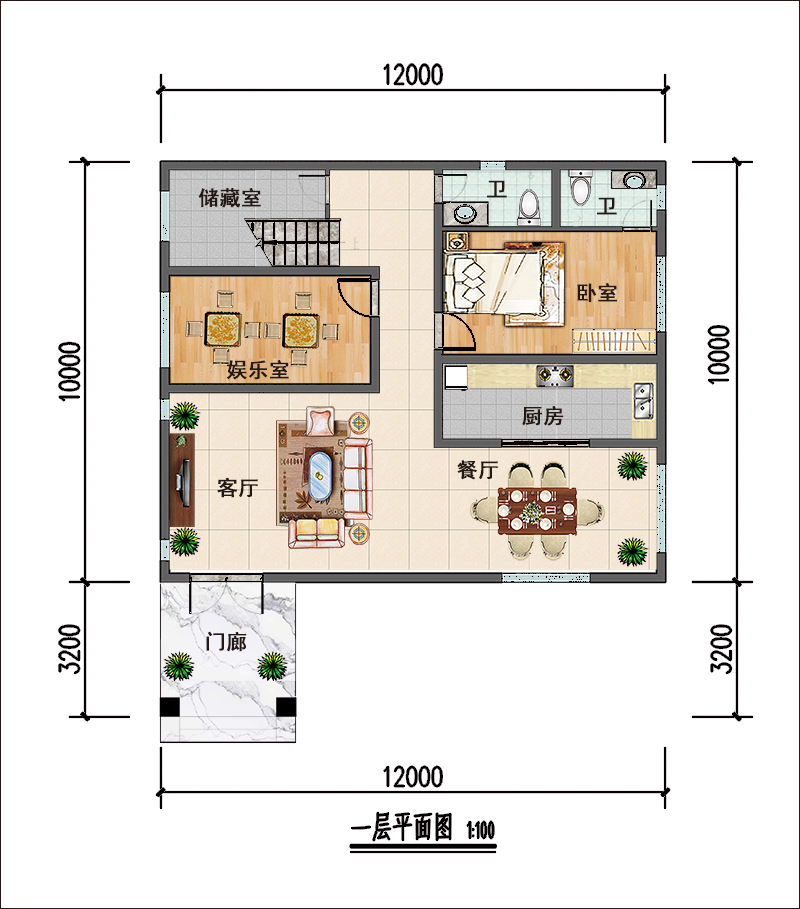 一层平面布局图