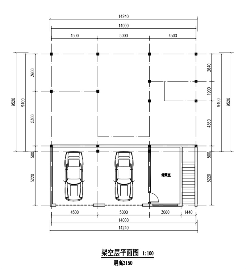 一层平面布局图