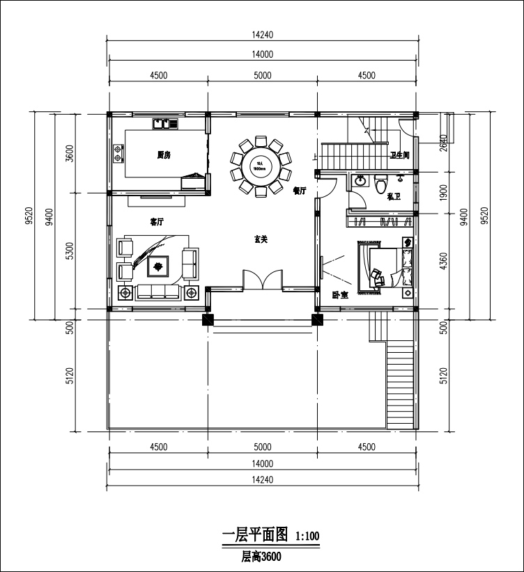 二层户型图