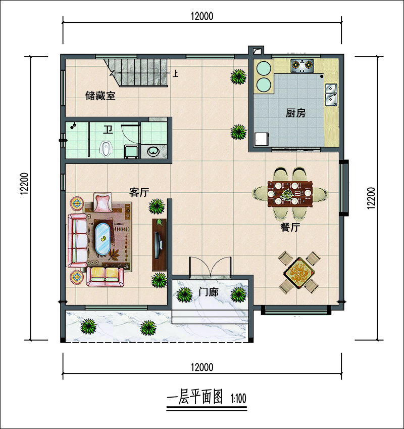 一层平面布局图】